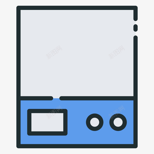 体重秤器具14线性颜色图标svg_新图网 https://ixintu.com 体重 器具 线性 颜色
