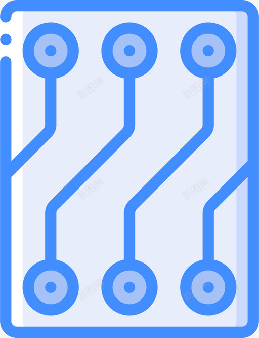 电路电气元件蓝色图标svg_新图网 https://ixintu.com 元件 电气 电路 蓝色