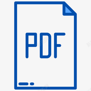 Pdf61号文件蓝色图标图标