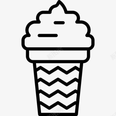 冰淇淋131号餐厅直系图标图标