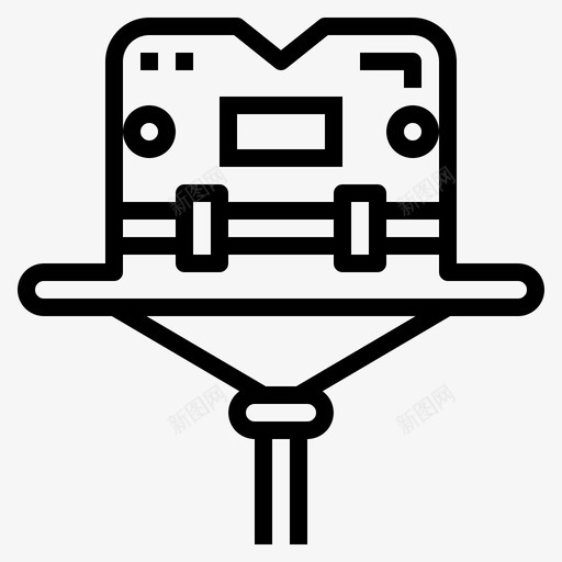 帽子渔夫直系图标svg_新图网 https://ixintu.com 帽子 渔夫 直系