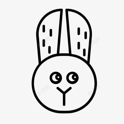 兔子动物复活节图标svg_新图网 https://ixintu.com 兔子 动物 复活节 甜蜜