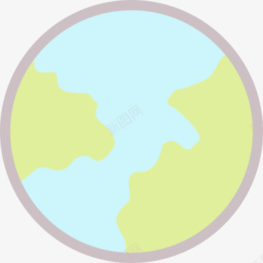 地球自然136线性颜色图标图标
