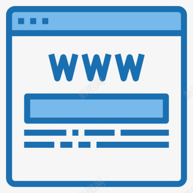 网站商业生态系统蓝色图标图标