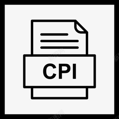 cpi文件文件图标文件类型格式图标
