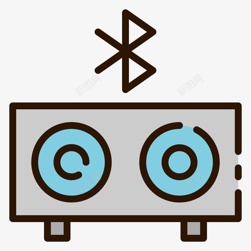 音频音乐150线性颜色图标svg_新图网 https://ixintu.com 线性 音乐 音频 颜色