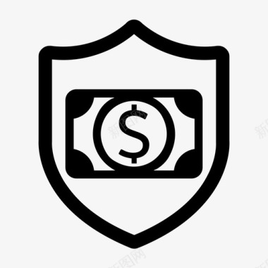 安全支付电子商务货币图标图标