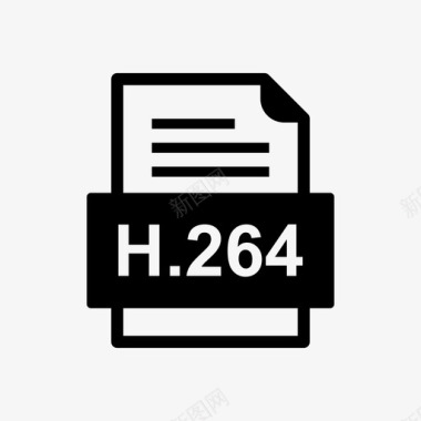 h264文件文档图标文件类型格式图标