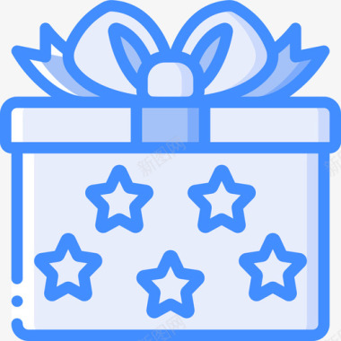 礼物礼物22蓝色图标图标