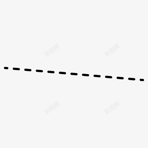 右虚线斜线装饰性图案图标svg_新图网 https://ixintu.com 图案 斜线 线条 虚线 装饰性