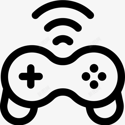 在线游戏数字服务17线性图标svg_新图网 https://ixintu.com 在线游戏 数字 服务 线性