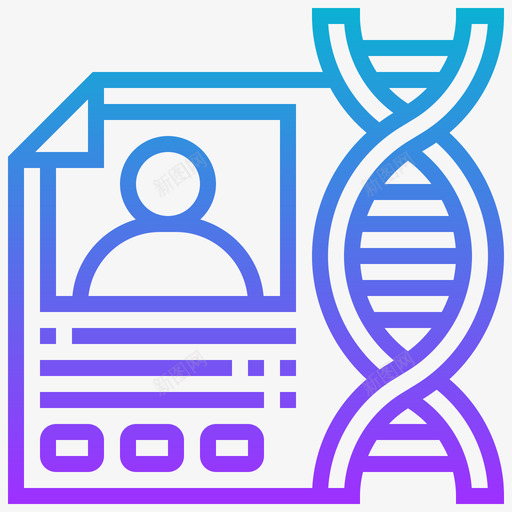 遗传医学208梯度图标svg_新图网 https://ixintu.com 医学 梯度 遗传
