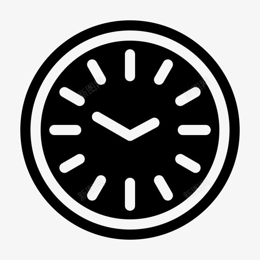 时钟时间墙图标svg_新图网 https://ixintu.com 商业 战略 时钟 时间 财务