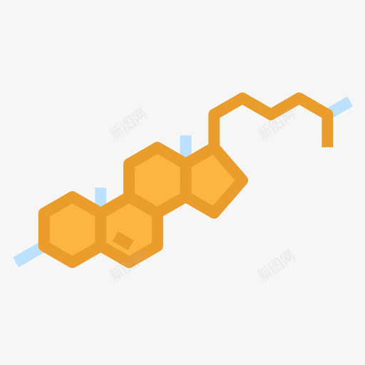 胆固醇胆固醇3平的图标svg_新图网 https://ixintu.com 平的 胆固醇