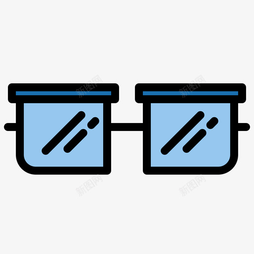 太阳镜假期19线性颜色图标svg_新图网 https://ixintu.com 假期 太阳镜 线性 颜色