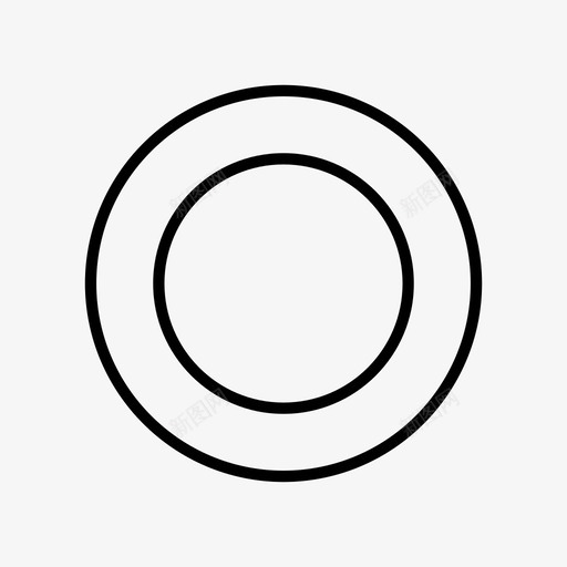 戒指甜甜圈几何形图标svg_新图网 https://ixintu.com 几何形 多边形 形状 戒指 甜甜圈