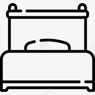 床家具49线性图标图标