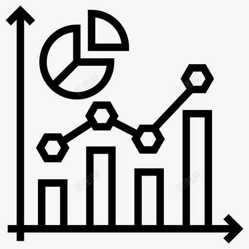 增长图数据分析信息图表图标svg_新图网 https://ixintu.com 信息 图标 图表 增长 战略 数据分析 管理 线图 统计