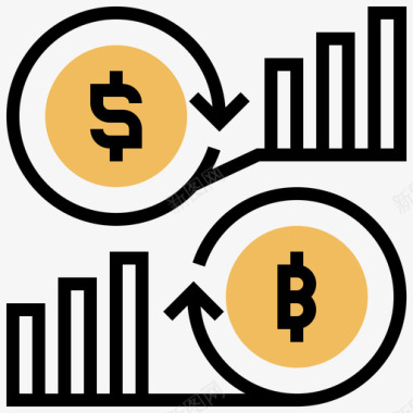交易所加密货币86黄影图标图标