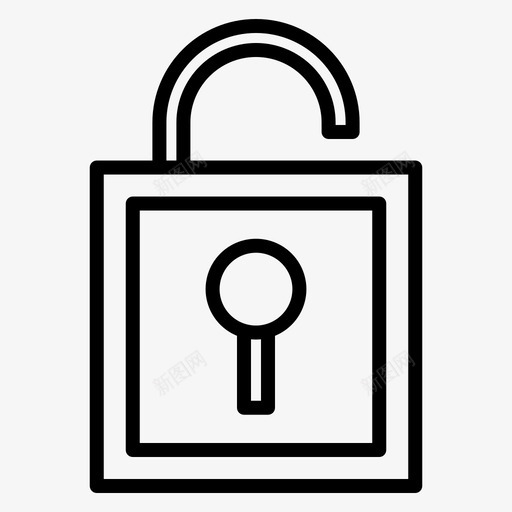 锁定android8线性图标svg_新图网 https://ixintu.com android 线性 锁定
