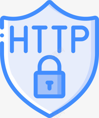 Http信息技术10蓝色图标图标