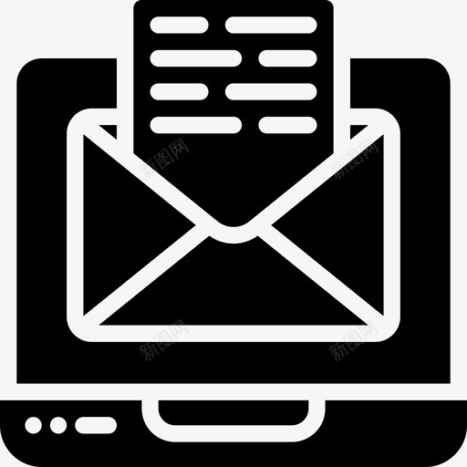 电子邮件通知9填充图标svg_新图网 https://ixintu.com 填充 电子邮件 通知