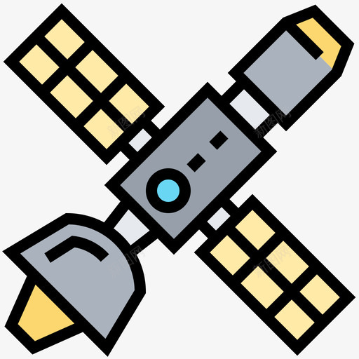 卫星电信2线性颜色图标svg_新图网 https://ixintu.com 卫星 电信 线性 颜色