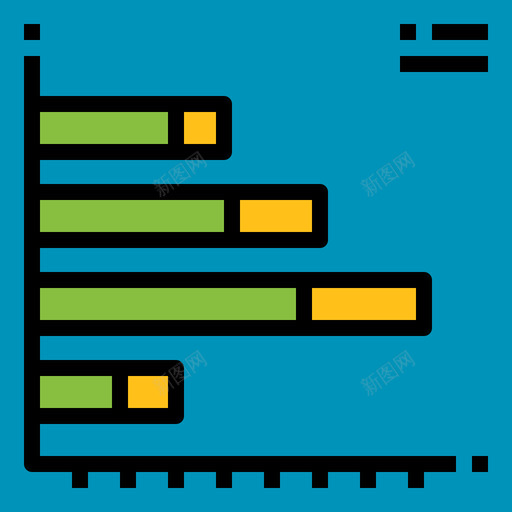 条形图数据分析22线性颜色图标svg_新图网 https://ixintu.com 数据分析 条形图 线性 颜色