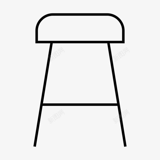 椅子坐椅凳子图标svg_新图网 https://ixintu.com 内部 凳子 坐椅 椅子 等候