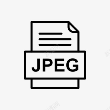 jpeg文件文档图标文件类型格式图标