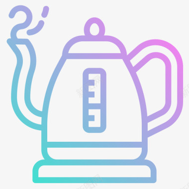 锅炉咖啡机2梯度图标图标
