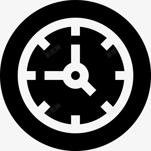 钟文具101已填充图标svg_新图网 https://ixintu.com 填充 文具