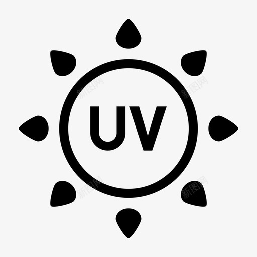 太阳天气273线性图标svg_新图网 https://ixintu.com 天气 太阳 线性