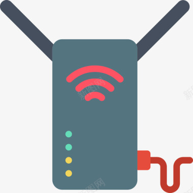 Wifi无线1扁平图标图标