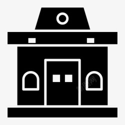 火车票务名片建筑办公室票务图标高清图片