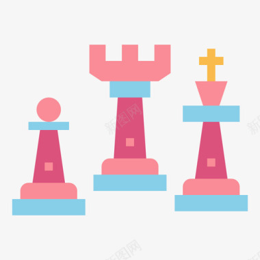 棋子棋类游戏2平局图标图标
