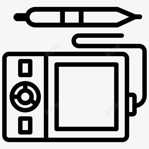 数字平板电脑数字艺术板数字化仪图标svg_新图网 https://ixintu.com ui ux 图形 图标 平板电脑 数字 数字化仪 界面 笔式 线条 艺术
