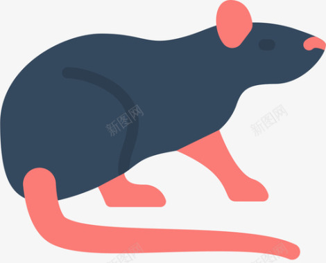 老鼠害虫防治公寓图标图标