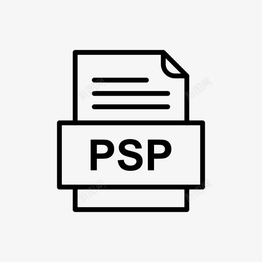 psp文件文件图标文件类型格式svg_新图网 https://ixintu.com 41个 psp 图标 文件 格式 类型