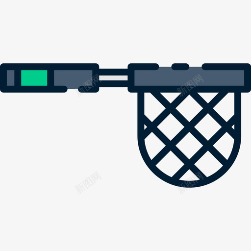 网钓鱼57线颜色图标svg_新图网 https://ixintu.com 钓鱼 颜色