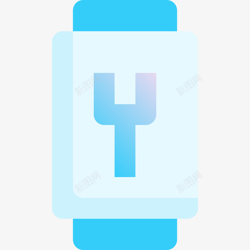 电池晚安2蓝色图标svg_新图网 https://ixintu.com 晚安 电池 蓝色