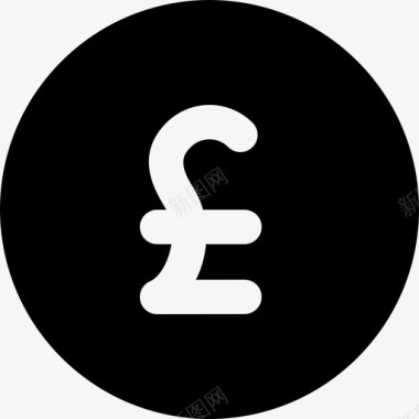 英镑支付与金融2填充图标图标