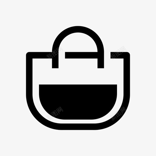 购物袋旅行266线性图标svg_新图网 https://ixintu.com 旅行 线性 购物袋