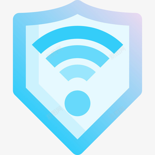 Wifi网络安全35蓝色图标svg_新图网 https://ixintu.com Wifi 网络安全 蓝色