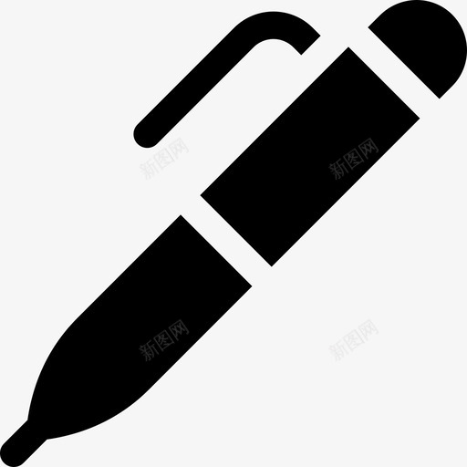 钢笔经济型54填充型图标svg_新图网 https://ixintu.com 填充型 经济型 钢笔