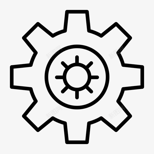 装备动力设置图标svg_新图网 https://ixintu.com 动力 大纲 常规 装备 设置