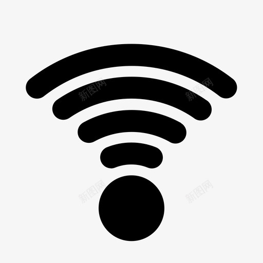 wifi应用程序界面图标svg_新图网 https://ixintu.com wifi 应用程序 用户 界面 网络 连接