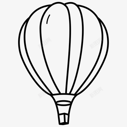 热气球飞行器飞船图标svg_新图网 https://ixintu.com 云景 热气球 飞船 飞行 飞行器 高空