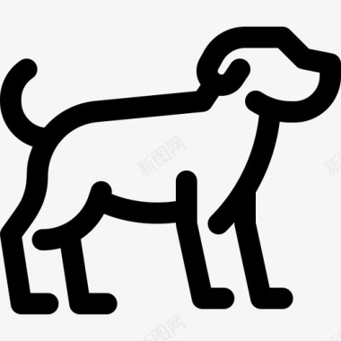 狗野生动物4直系图标图标