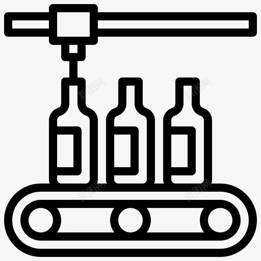 输送装置啤酒厂5线性图标svg_新图网 https://ixintu.com 啤酒厂 线性 装置 输送